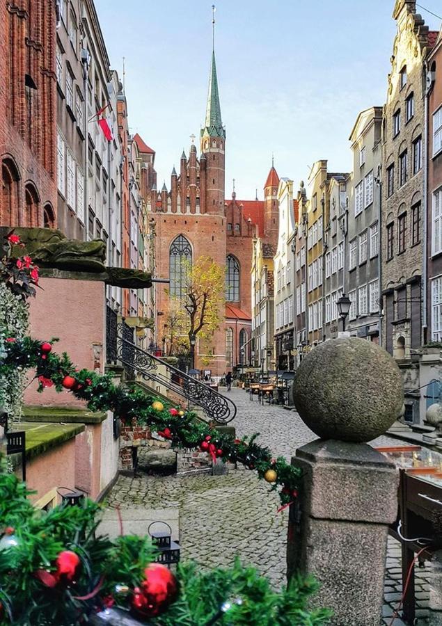 Luxury Apartment Szeroka - Old Town Gdańsk Kültér fotó